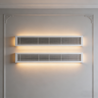Diffuseur d'air frais pour la maison, version la plus récente, grille linéaire en plastique pour système CVC intérieur, prix fabricant