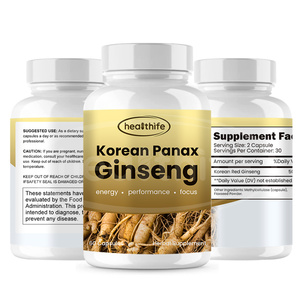 Compléments Healthife Boost Energy <span class=keywords><strong>Ginseng</strong></span> Capsules 500mg/120 Capsules/Bouteille Capsule de <span class=keywords><strong>ginseng</strong></span> rouge coréen - Product Image 5