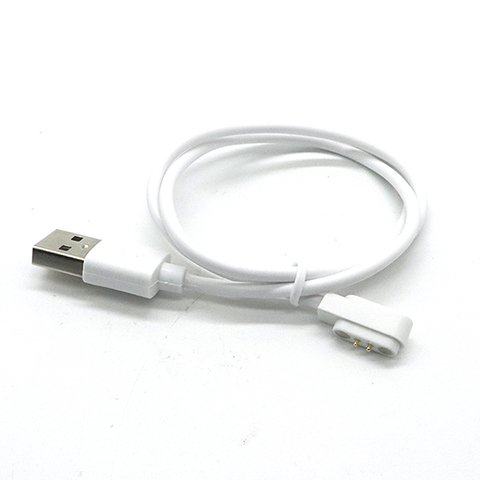 Fast Charging USB AM to 2PIN 2.84 mm POGO PIN Cable Pogo Pin Charger for Smart Watch