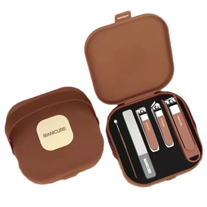 Manicure 7 Piece Set Stainless Steel Portable Nail Care Kit With Case For Home Use - Product Image 5