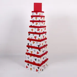 603定制豪华刚性方形纸包装盒生日派对礼品蜡烛盒