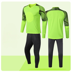 Setelan baju kiper sepakbola, setelan baju kiper sepak bola lengan panjang dewasa dan anak-anak, Set sepak bola Logo meja cetak - Product Image 3