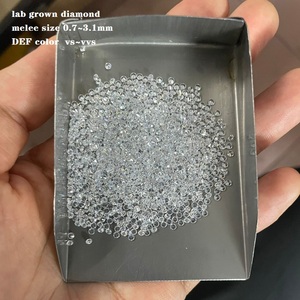 Diamants de laboratoire ronds Starsgem 0,06 CT Diamant en vrac 2,4 MM à 2,5 MM <span class=keywords><strong>E</strong></span> F VS Diamant de laboratoire cultivé BRILLIANT HPHT CVD - Product Image 1