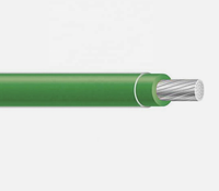 Cable de Construcción de Aluminio Negro de 500 MCM THHN THWN-2 con Aislamiento de PVC de 600V, Longitudes de 50 a 1000 Pies