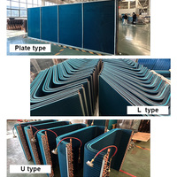 Radiateur, climatisation centrale, chauffage et refroidissement, ventilateur de bobine, évaporateur, tube en cuivre, ailette en feuille d'aluminium, condenseur industriel