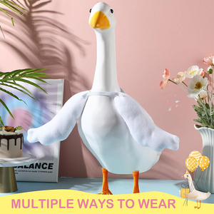 Ailes de plumes en gros pour oies de peluche de 15 à 18 pouces, accessoires d'habillage pour oies de peluche, bras blancs pour décoration artistique de patio extérieur, de cour et de pelouse - Product Image 4