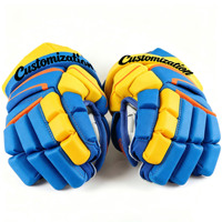Gants de hockey sur glace à coutures durables, équipement d'entraînement quotidien longue durée