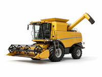 Nouvelle Mini Moissonneuse-Batteuse avec Moteur pour l'Ail, le Maïs, les Pommes de Terre, le Blé, le Riz - Haute Productivité, Garantie 1 An