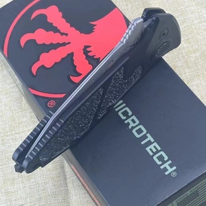 มีด战术คุณภาพสูงปรับแต่งได้ ผลิตจากสแตนเลส ด้ามจับอะลูมิเนียม พร้อมปลอกมีด เทคโนโลยีไมโคร สำหรับใช้งานกลางแจ้ง OEM จำนวนจำกัด - Product Image 4