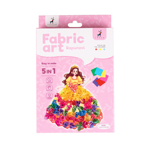 Kit d'Art Créatif Personnalisé DIY Princesse Rêveuse pour Filles - Ensemble de Peinture Tufting Moelleuse avec Autocollants de Déguisement - Product Image 5