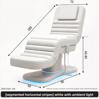 Table de massage électrique pliable multifonctionnelle réglable pour physiothérapie, tatouage et soins esthétiques spécialisés