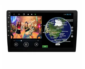 Radio Layar Sentuh Besar Universal 10 Inci Android 10/11 Sistem Navigasi GPS