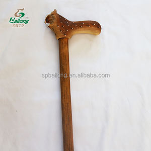 Canne de marche en <span class=keywords><strong>bois</strong></span> sculptée à la main avec poignée rustique en forme d'animal décoratif - Product Image 4