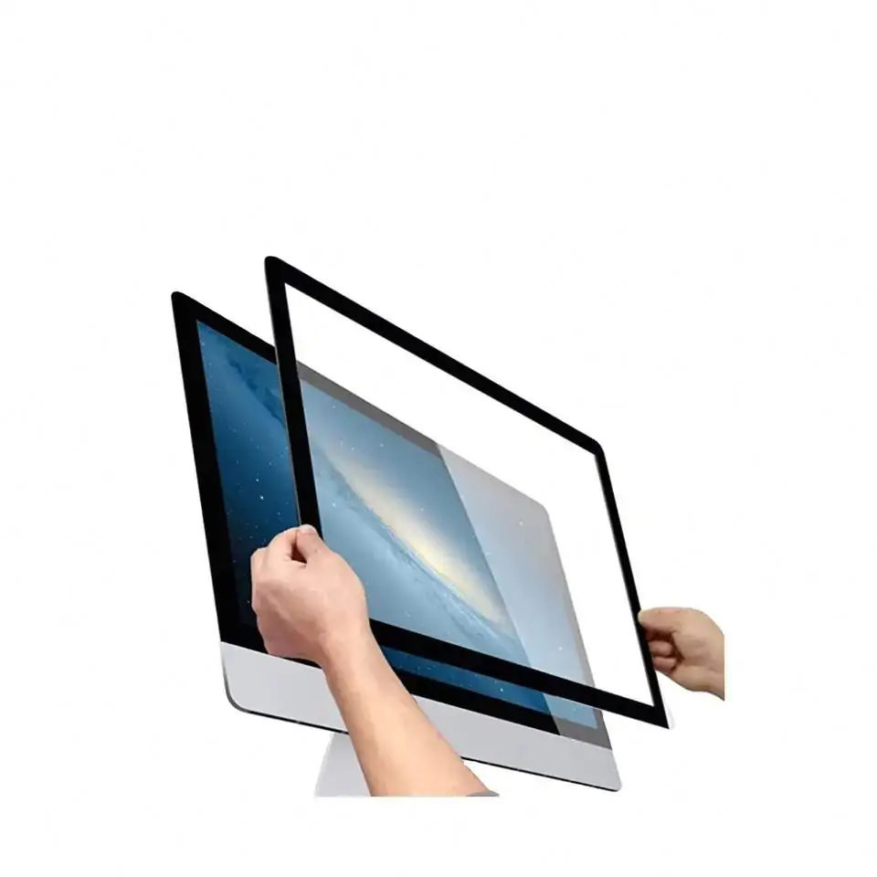 Original nuevo 21,5 "27" Panel LCD bisel de cristal frontal Protector de pantalla para iMac A1418 A1419