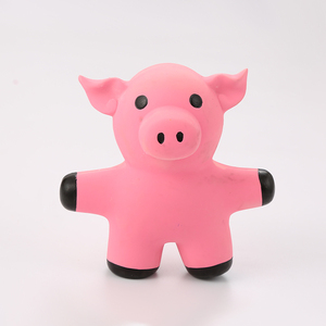 2025 nouvelle usine en gros nouveau design latex criant en caoutchouc chien jouets cochon <span class=keywords><strong>lapin</strong></span> panda avec couineur - Product Image 5