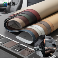 Cuir synthétique PVC anti-moisissure de 58/60 pouces de largeur et 0,9 mm d'épaisseur pour la décoration intérieure des sièges de voiture