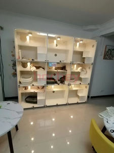 MT Medical cage en bois personnalisée de haute qualité pour chats cage légère pour animaux de compagnie lunettes de tempérament pour <span class=keywords><strong>animalerie</strong></span> - Product Image 5