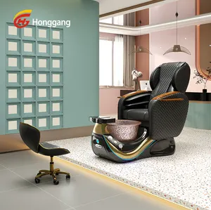 Tırnak salonu için modern en lüks salon profesyonel manikür masaj ayak spa pedikür koltuğu