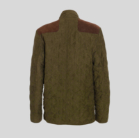 Blouson matelassé pour homme, coupe-vent, résistant à l'eau, col montant, fermeture éclair, pour l'automne et les activités de plein air