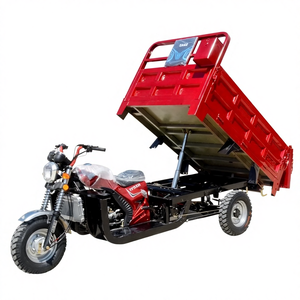 Tricycle agricole motorisé à cinq <span class=keywords><strong>roues</strong></span>, robuste, pour le transport de marchandises, à benne basculante, pour le transport de carburant transfrontalier - Product Image 6