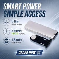 Nouvelle télécommande intelligente sans fil RF universelle à 6/7/8/9 boutons argentée pour maison intelligente avec longue portée