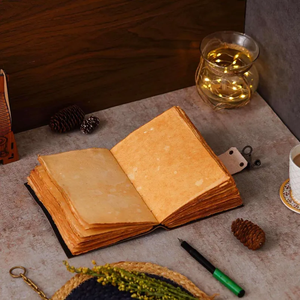 Tree of Life Leather Journal Handmade Vintage Diary with Antique <b>Lock</b> Spiritual Writing Notebook & Gifts - Product Image 5