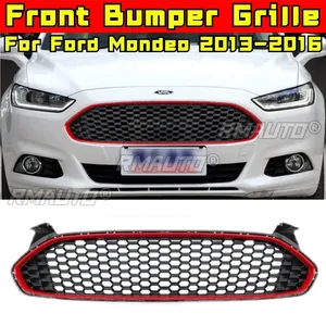 Grille de radiateur supérieure avant de course pour Ford Mondeo 2013-2016, accessoires de voiture pour pare-chocs avant - Product Image 1