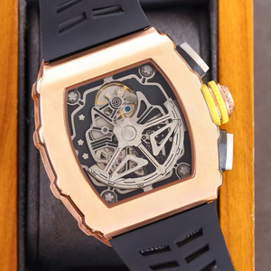 Montre pour homme haut de gamme, élégante et luxueuse, étanche, avec chronographe et tachymètre entièrement sertis de diamants Moissanite, bracelet en caoutchouc - Product Image 2