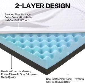 Gel Memory Foam king size materassi Extra lunghi dormitorio del College letto singolo ventilato morbido letto CertiPUR-US certificato - Product Image 5