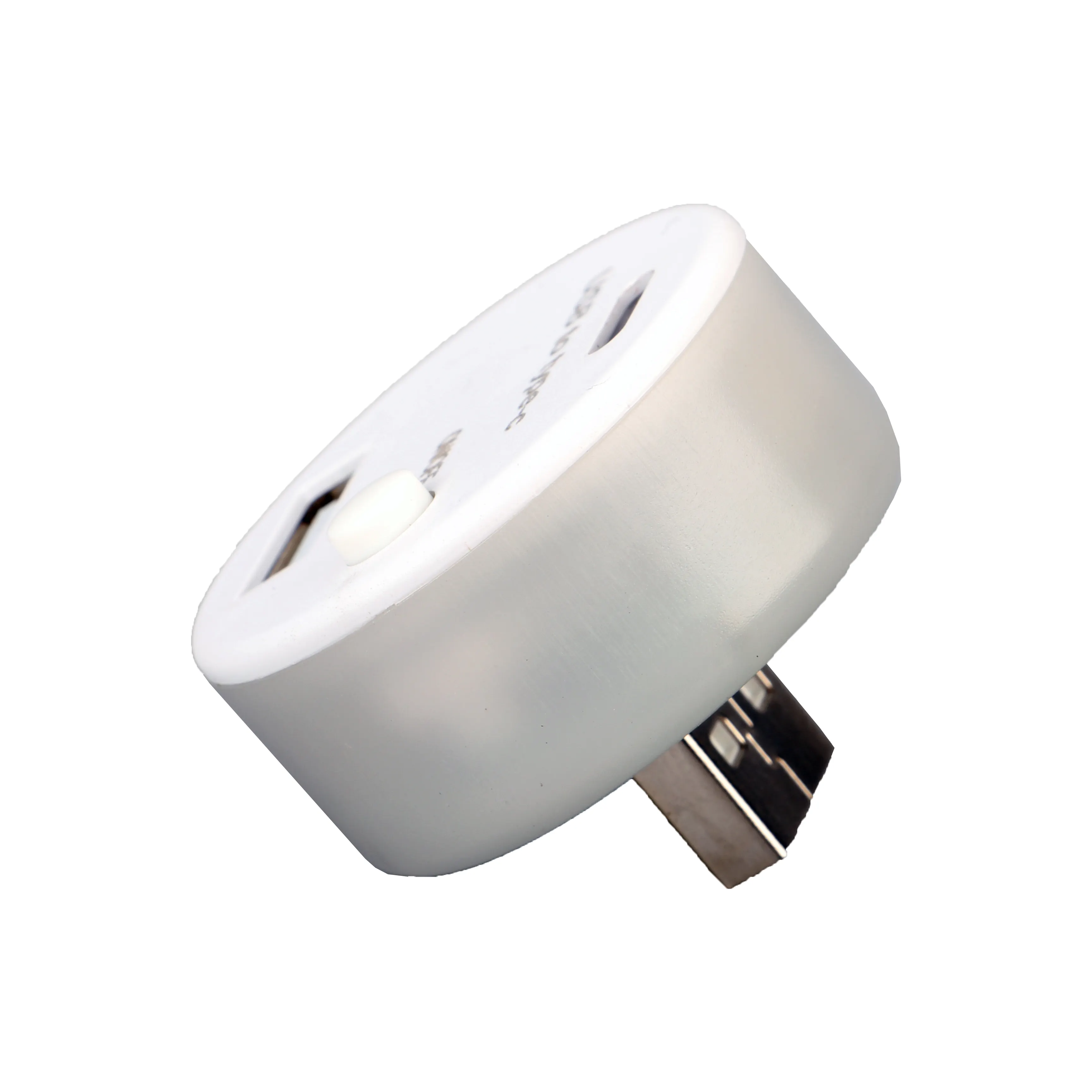 Mobiles Ladegerät LED Nachtlicht USB Konvertieren in USB-C Anschluss Universal Serial Bus Hoch effizient mit Nachtlicht