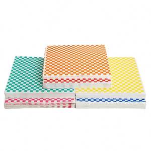 Papier sandwich imprimable en flexographie résistant à la graisse de qualité alimentaire pour gâteaux, pain, hamburgers, papier d'emballage en PE enduit pour emporter - Product Image 1