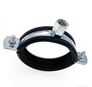 OEM dapat disesuaikan klem pipa baja penjepit gantung dengan mur seng dan sekrup paku - Product Image 4