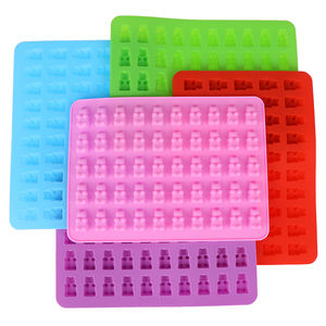 Moule à Gâteau en Silicone pour Bonbons Doux, Grille de Glace en Chocolat pour <span class=keywords><strong>Cuisine</strong></span>, Animal Mignon, Nouveau, Série 50 Petit Ours - Product Image 2