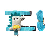Correa Ajustable en Forma de I para Mascotas Pequeñas, de Poliéster, con Diseño de Conejo y Totoro, Anti-Mordidas, con Forma de Fruta, para Perros y Gatos