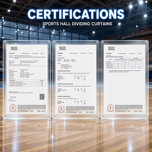Cortina Divisoria Interior Multideportiva para Cancha de Baloncesto, Bádminton y Voleibol, Red de Partición Enrollable Eléctrica - Product Image 6