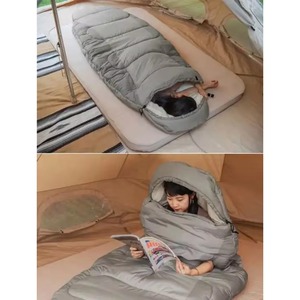 Sac de couchage en polyester pour adulte, personnalisé, pour le camping en plein air par temps froid, échantillon gratuit - Product Image 4