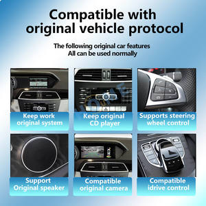 Autoradio Android 13 pour <span class=keywords><strong>Mercedes</strong></span> Benz <span class=keywords><strong>SL</strong></span> W203 SLK SLC W197 2013 2016 GPS Navi Auto Stéréo CarPlay Lecteur Multimédia Écran - Product Image 3