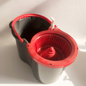 Dễ Dàng Cuộc Sống Tay Báo Chí 360 Xoay Sợi Nhỏ Quay Lau Xô Hệ Thống Có Thể Tháo Rời Quay Giỏ Dễ Dàng Vắt Ma Thuật Lau Xoay Ướt - Product Image 2