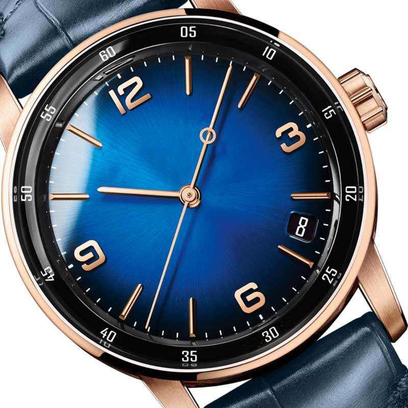 Custom Luxury Blue Men Watches