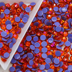 Xulin ảo ảnh lục bình màu phẳng trở lại sắt trên đá pha lê hotfix Kính <span class=keywords><strong>bedazzler</strong></span> Rhinestone cho phụ kiện May Mặc tự làm - Product Image 4