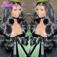 Wig Rambut Asli Vietnam Mentah Tanpa Proses Kimia, Wig Brazilian Body Wave Grosir Tanpa Lem 13x4 Full HD Lace Frontal untuk Wanita