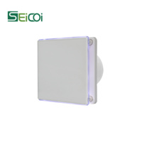 Ventilateur extracteur d'air SEICOI OEM à roulement à billes, faible bruit, IPX4, 90 m³/h, pour toilettes, conduits et montage au plafond