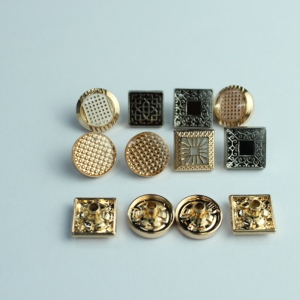 Nút chụp Hợp kim kẽm 12mm cho Nam nút áo kim loại hình chữ nhật với trang trí hạt cho hàng may mặc và quần áo - Product Image 5