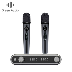 Sistema de Micrófono Inalámbrico UHF Profesional GAW-TM88, Micrófono de Mano para <span class=keywords><strong>Karaoke</strong></span>, Iglesia, Escenario, Discursos, Espectáculos, Bandas, Fiestas en Casa - Product Image 2