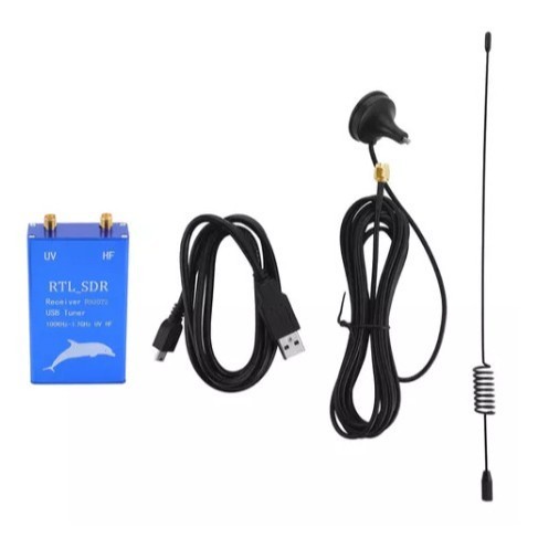 HQXRTEK RTL.SDR USB Receiver RTL2832U+R820T2 100KHz-1.7GHz UHF UV HF