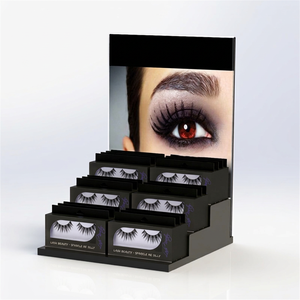 Acrílico privado pestaña pantalla caja de almacenamiento/Fabricante de encargo diseño acrílico pestaña soporte de exhibición - Product Image 1