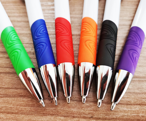 ปากกาลูกลื่นพลาสติก ปี 2024 จัดส่งเร็ว ราคาถูก มีสินค้าจำนวนมาก ขายส่ง ขนาดหัวปากกา 1.0 มม. สามารถคละสีได้ - Product Image 4