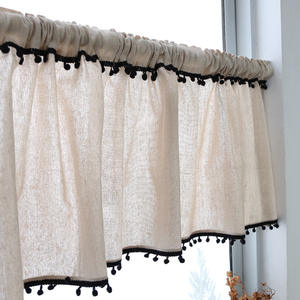 Demi-<span class=keywords><strong>rideau</strong></span> de porte japonais Hôtel Café Appartement Mur Salle de bain <span class=keywords><strong>Baie</strong></span> <span class=keywords><strong>vitrée</strong></span> Cuisine suspendue Couleur unie <span class=keywords><strong>Rideau</strong></span> court occultant - Product Image 3