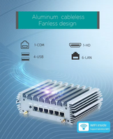 Server Router Pfsense Intel N100/N105/N305 NIC DDR5 6x Intel I226-V Network 4xPOE Firewall Appliance Mini PC Tanpa Kipas