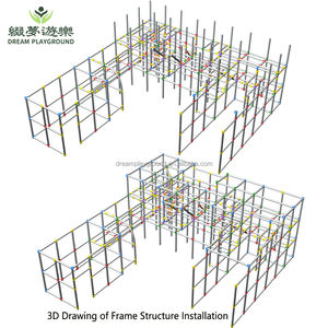 Dream Kids interior jungla gimnasio bosque gran giro onda toboganes trampolín eléctrico suave juguetes hierba estera Parque <span class=keywords><strong>de</strong></span> Atracciones parque infantil - Product Image 5